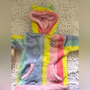 BETSY JOHNSON FUZZY UNICORN HOODY